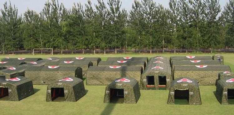 吐鲁番军用充气帐篷